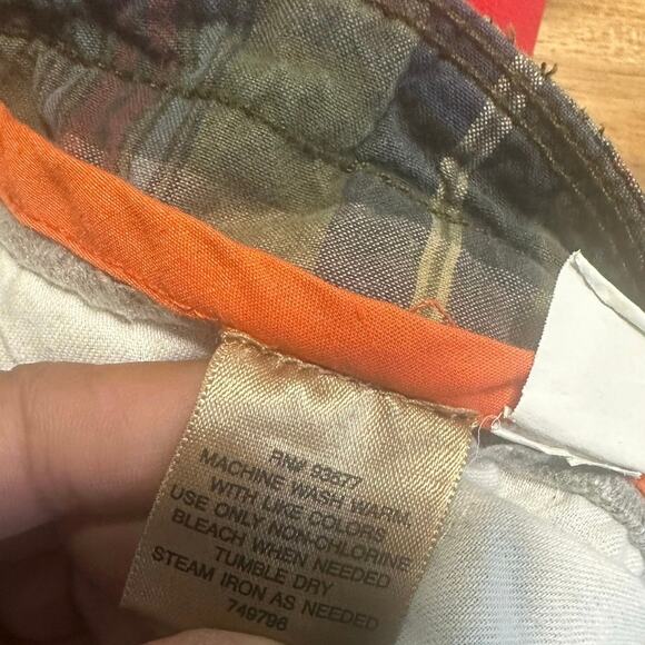 The Foundry Green Plaid Cargo Shorts - Picture 9 of 9